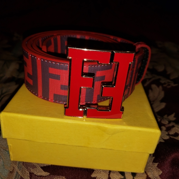 white fendi belt men's